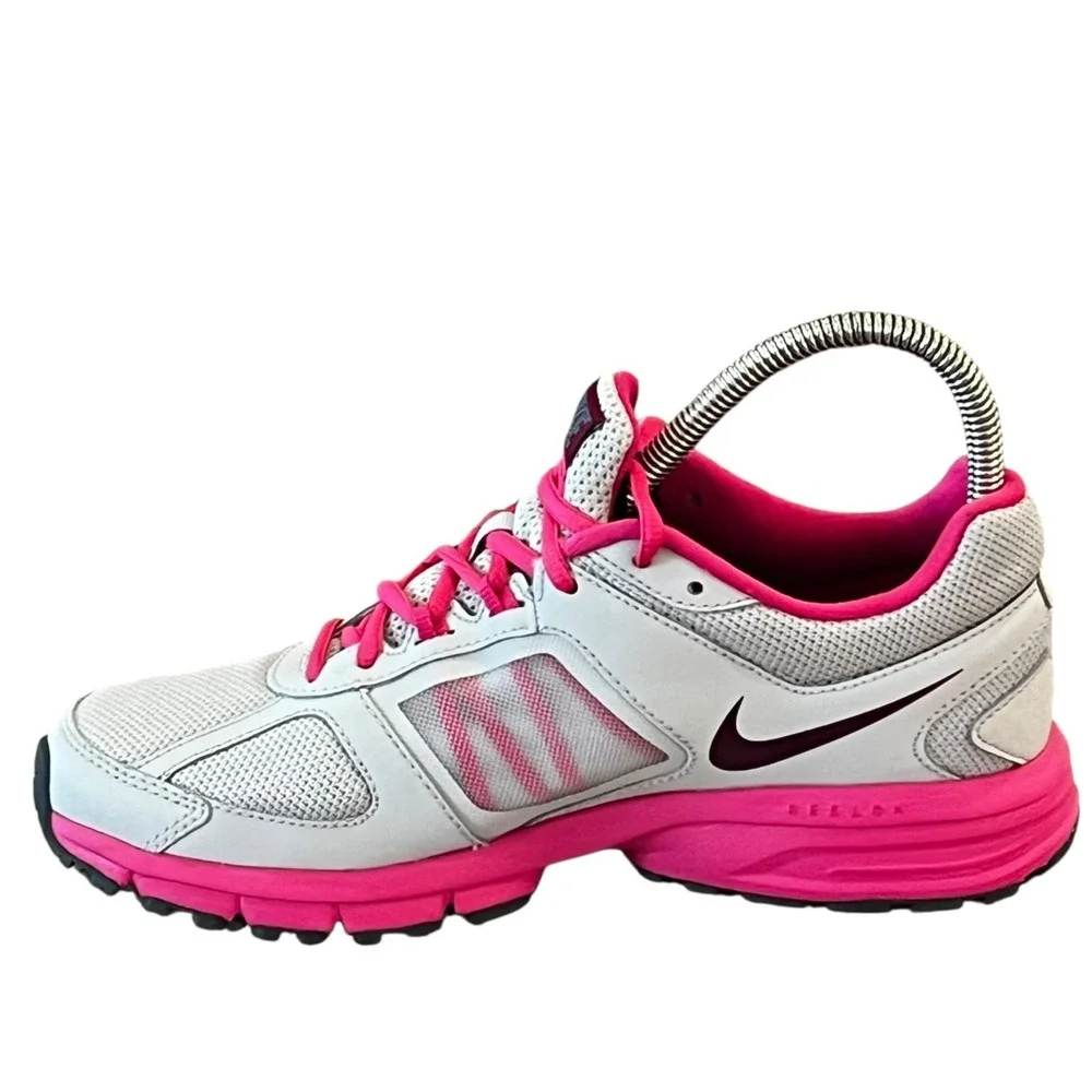 New Nike Air Relentless 3 Running Sneakers Womens 8 Gray Pink 616596-001‎